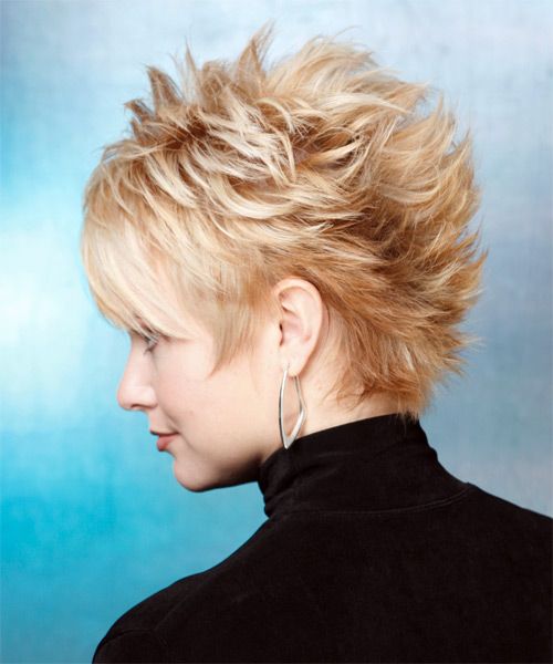 Blonde spiky hairstyle - FMag.com