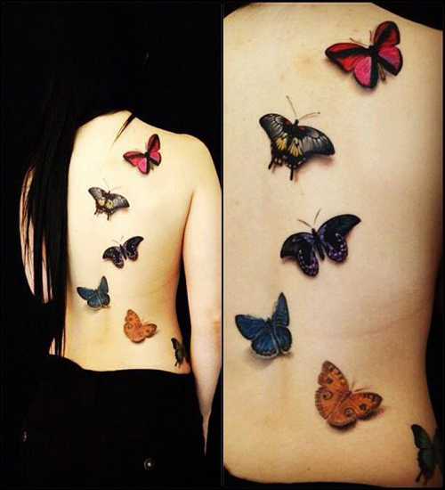 Download 3d Butterfly Back Tattoo Fmag Com