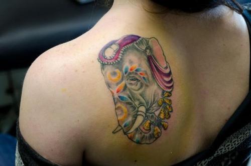 Pin on Feminine Elephant Tattoos