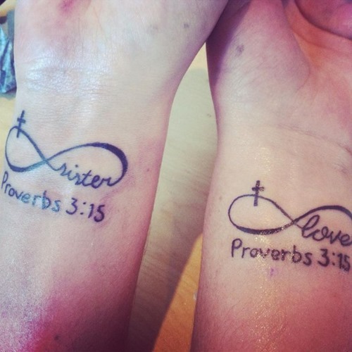 41 Inseparable Sisters Infinity Tattoos Youll Want To Get   Spiritustattoocom