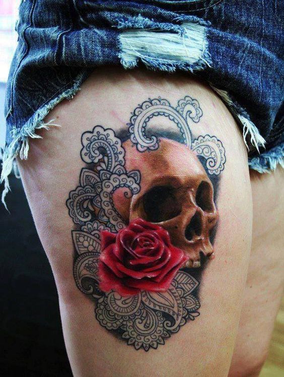 zentangle skull tattoo  FMagcom