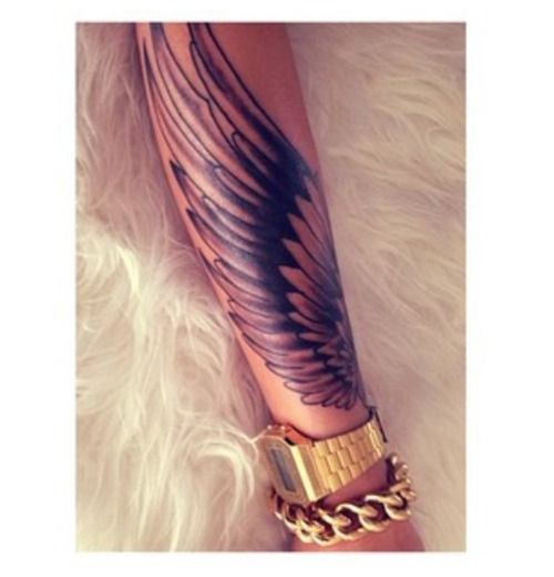 Wing Tattoo on Forearm | TikTok