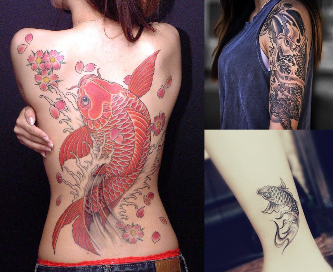 10 Stunning Koi Tattoo Ideas with Meaning & the Legend - FMag.com