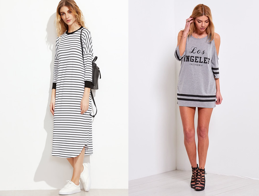 Long T Shirt Dress Outfit Top Sellers ...