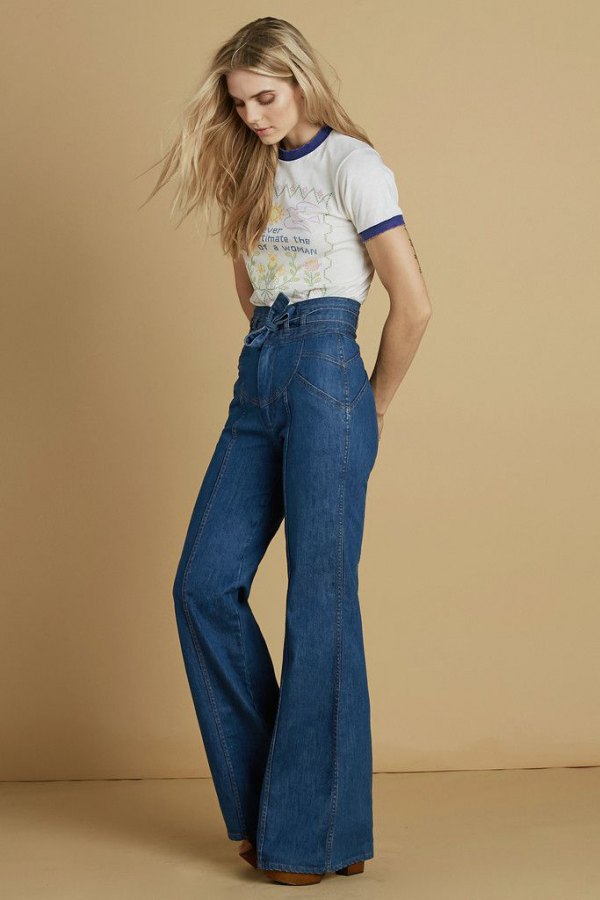 Top 71+ imagen bell bottom jeans outfit - Abzlocal.mx