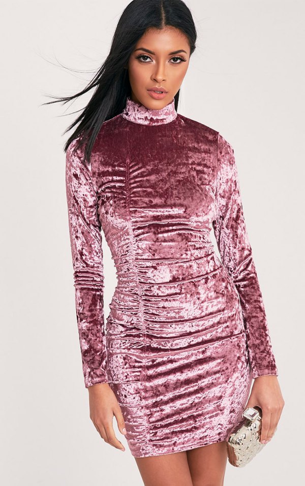 How to Style Crushed Velvet Dress in 13 ...