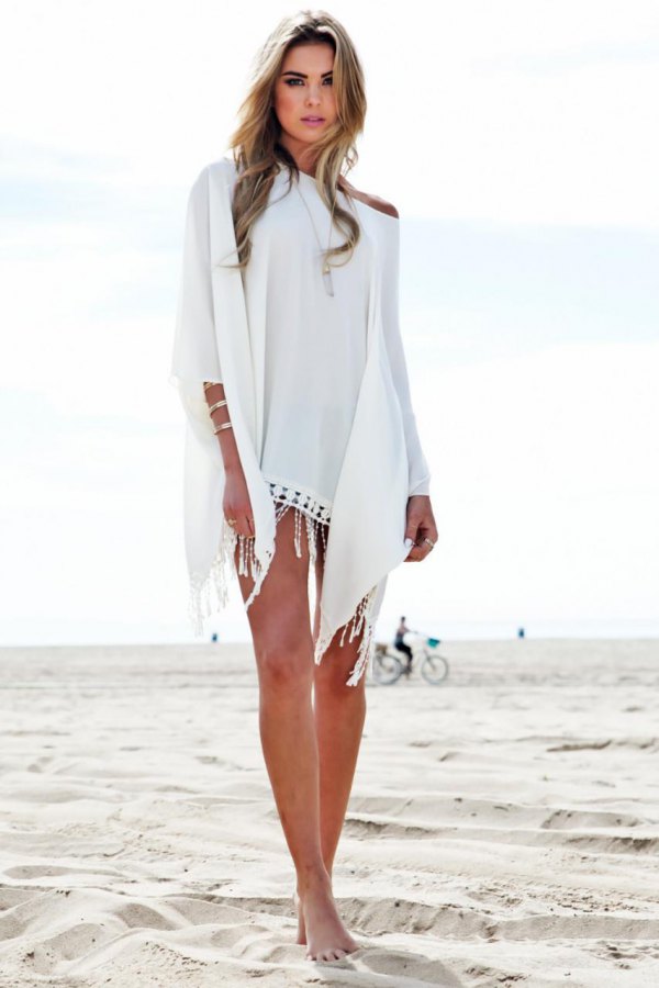 White Beach Dresses Outfit Ideas ...