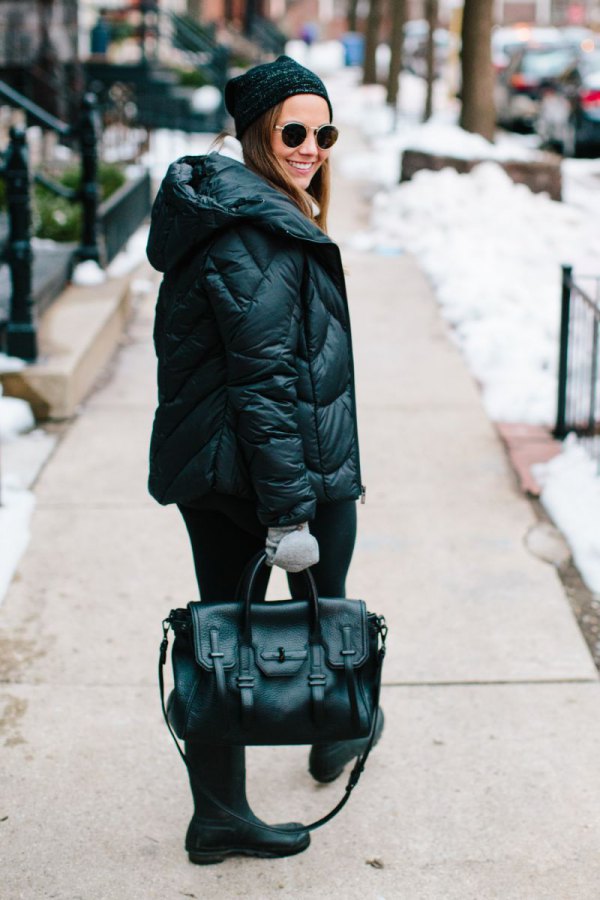 bubble jacket outfit