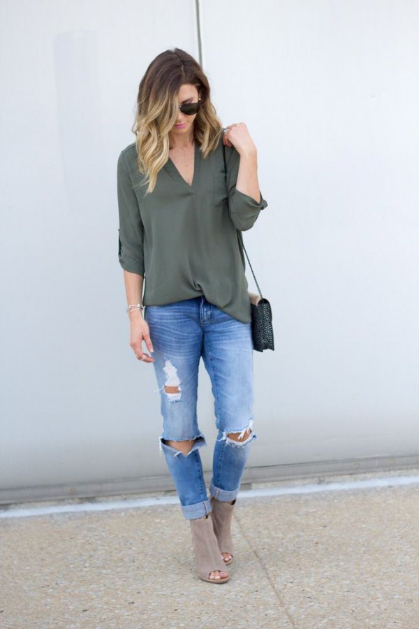 neon green shirt outfit