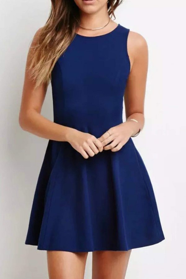 How to Wear Navy Blue Short Dress: Best ...